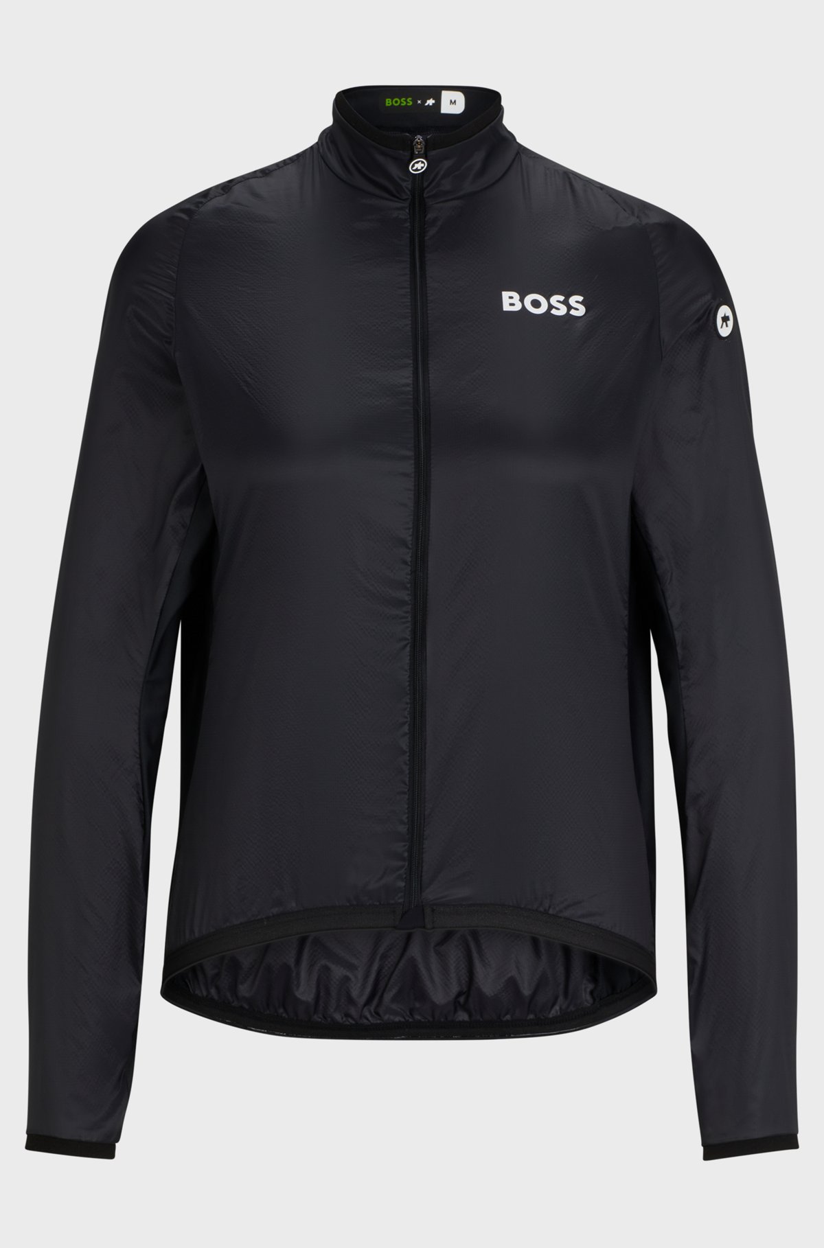 BOSS - BOSS x ASSOS packable wind jacket with stretch-mesh inserts