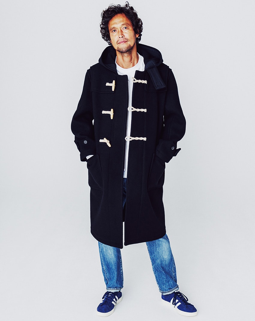 22AW ブルックスブラザーズ×ロンハーマン ムーン生地 メルトンダッフル