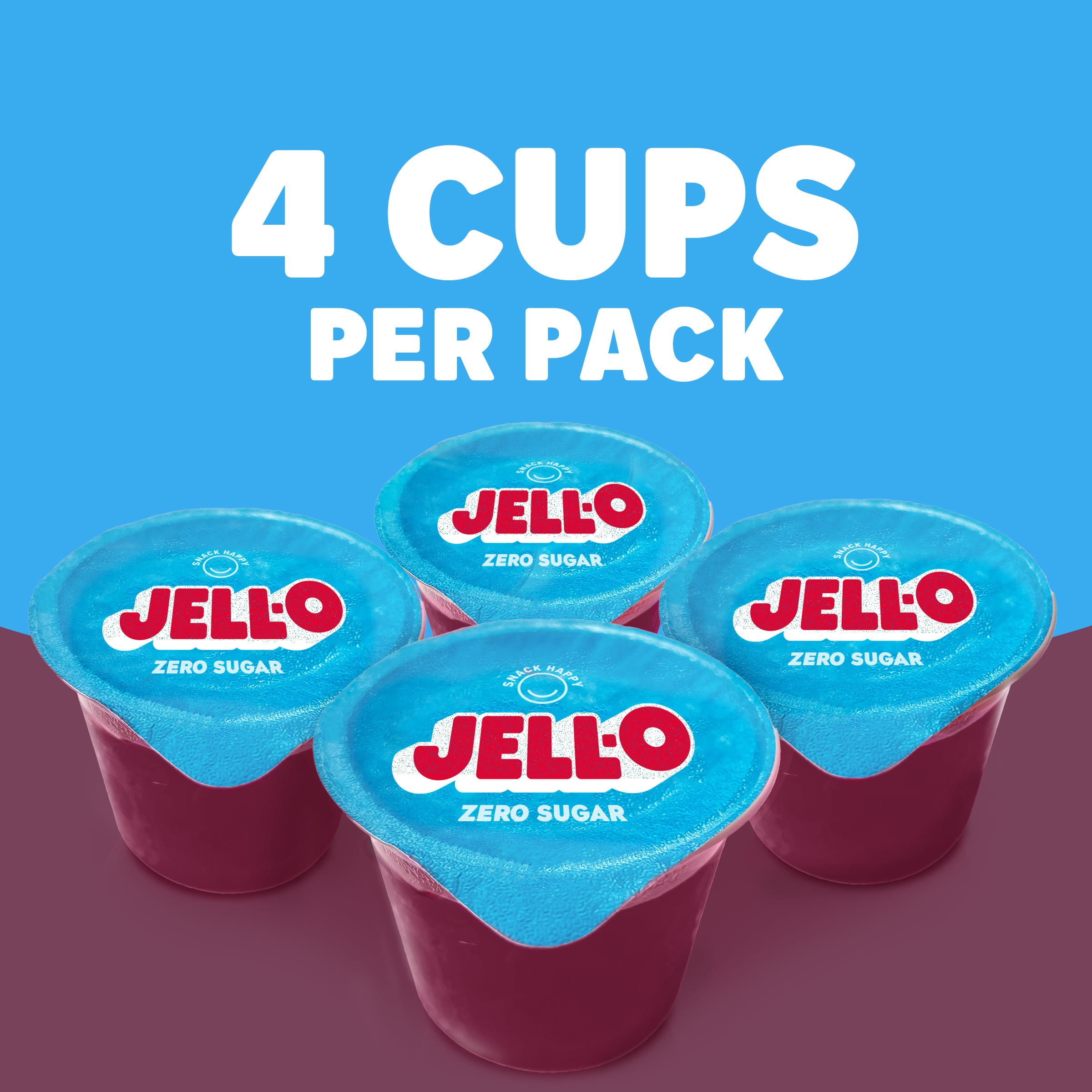 Jell-O Black Cherry Artificially Flavored Zero Sugar Ready-to-Eat