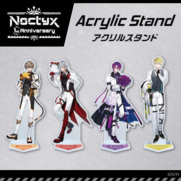 NIJISANJI EN announces Noctyx 1st Anniversary merchandise