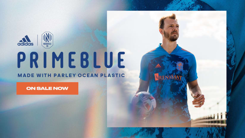 Introducing Nashville SC's first PRIMEBLUE Jersey made with Parley