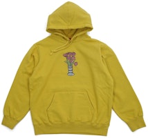 Buy Supreme Crackle Zip Up Hooded Sweatshirt Yellow - Novelship