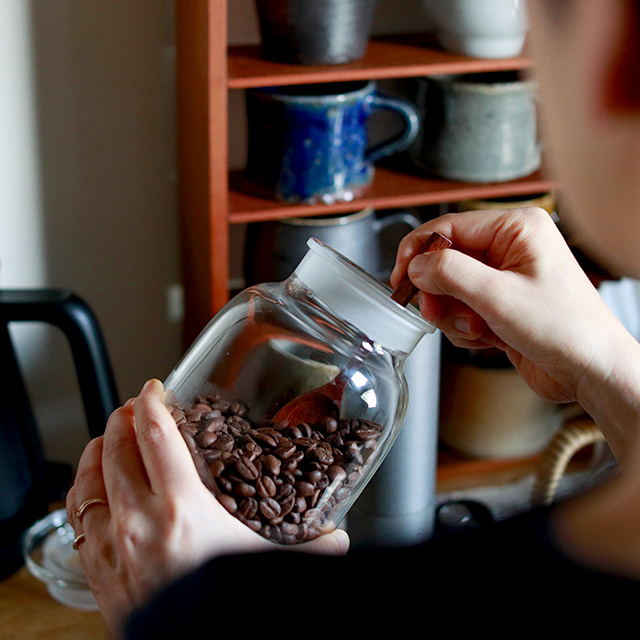 吹きガラスの保存瓶｜台所の道具｜中川政七商店 公式サイト