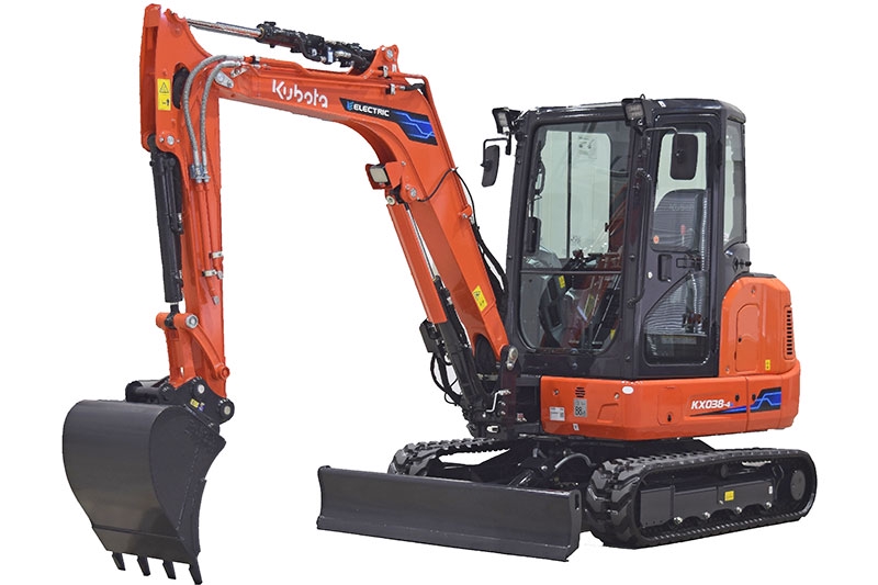最大出力17.8kW、クボタが電動ミニバックホーを来春投入｜ニュー