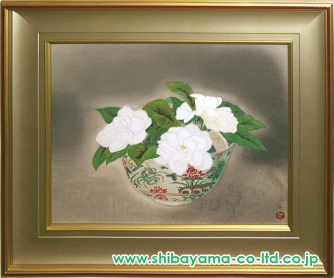 小倉遊亀「瓶花」木版画 :: 絵画買取・販売 - シバヤマ