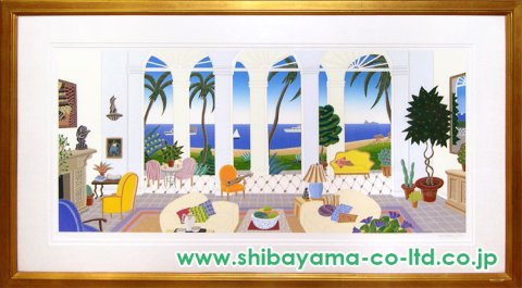 トーマス・マックナイト「フロリダルーム」シルクスクリーン :: 絵画