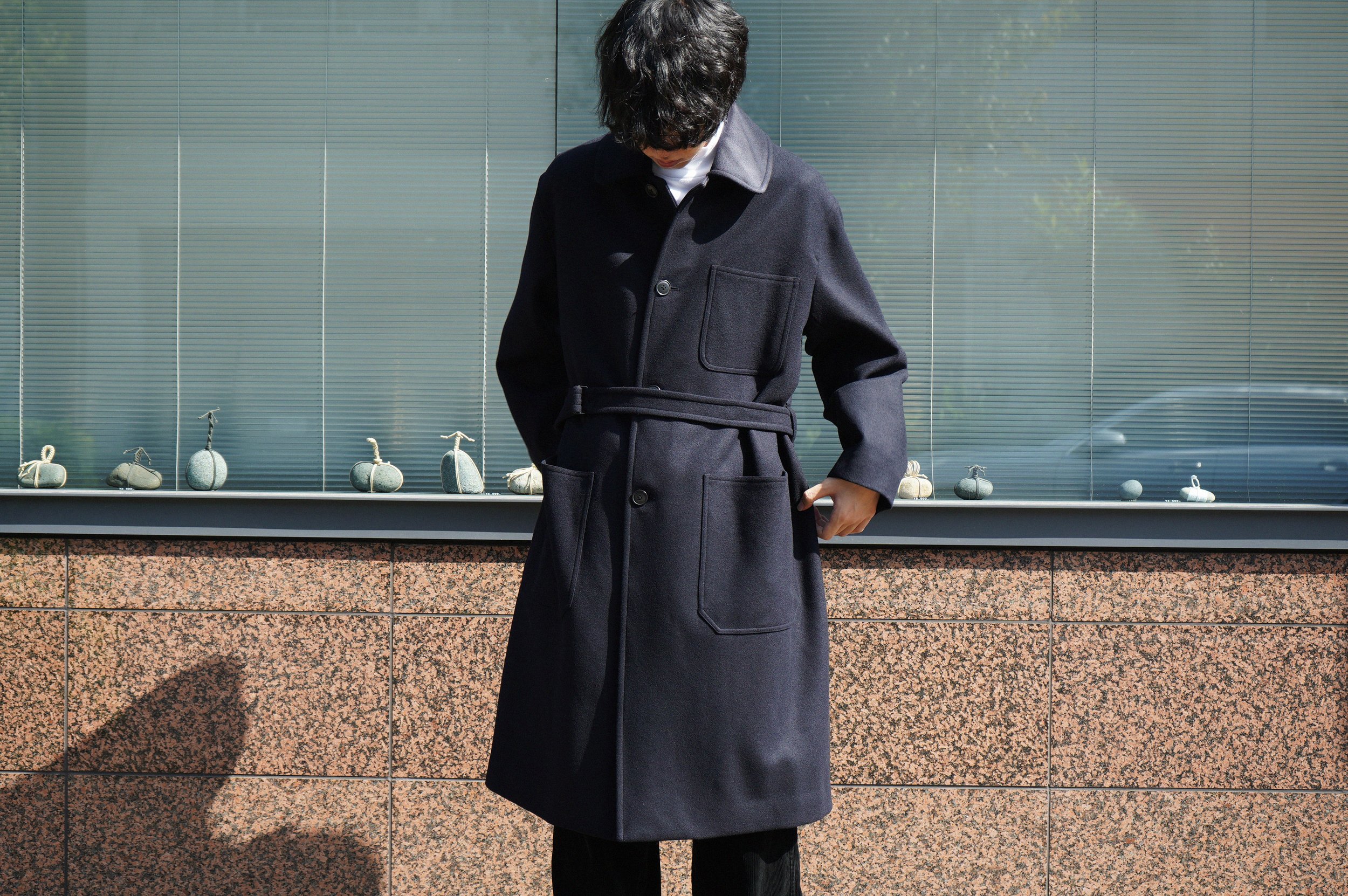 COMOLI ウールカシミヤ ミリタリーコート — TF Blog