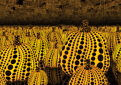 草間彌生の「かぼちゃ」が再びダラスへ、インフィニティ・ミラールーム