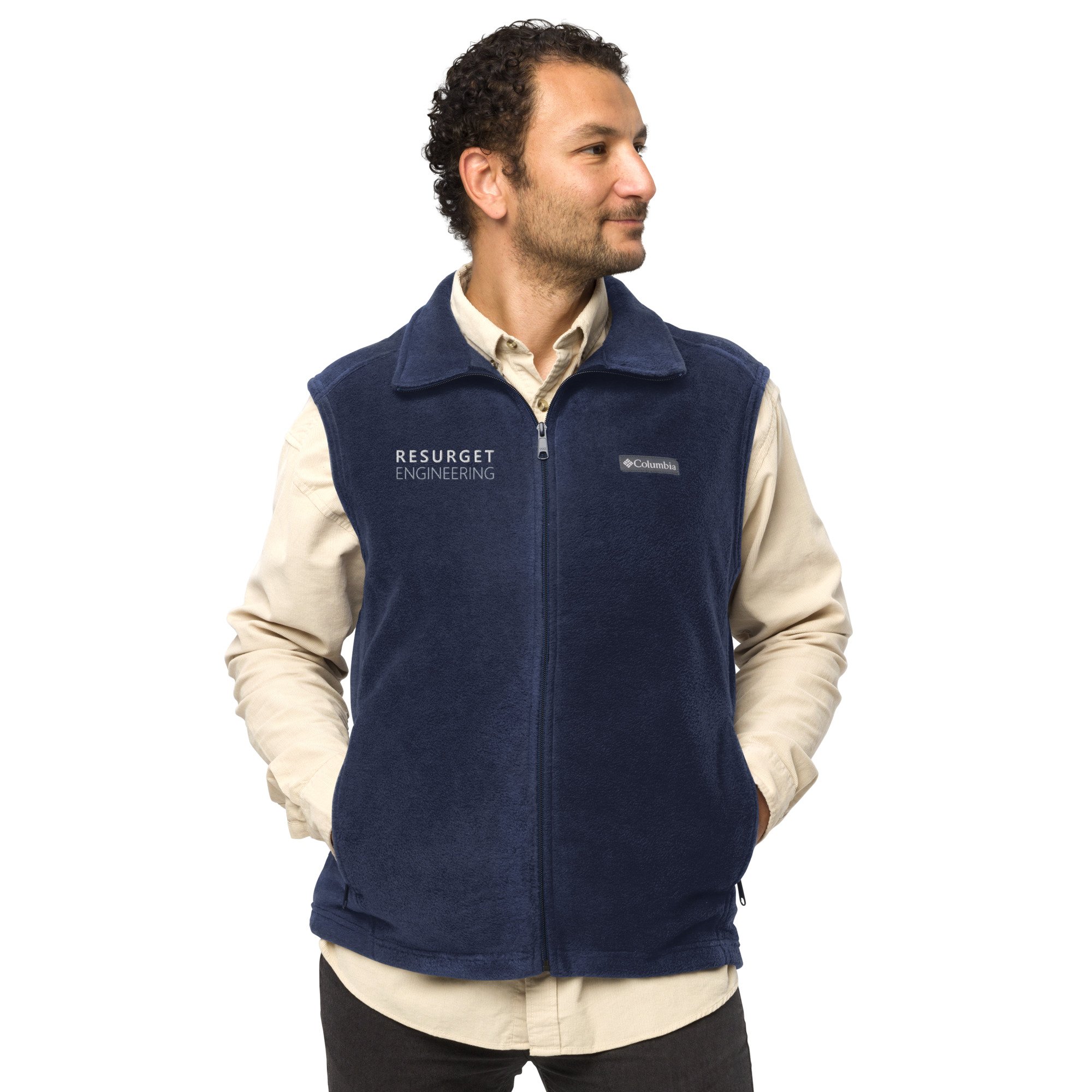 Men's Columbia fleece vest — Resurget Engineering