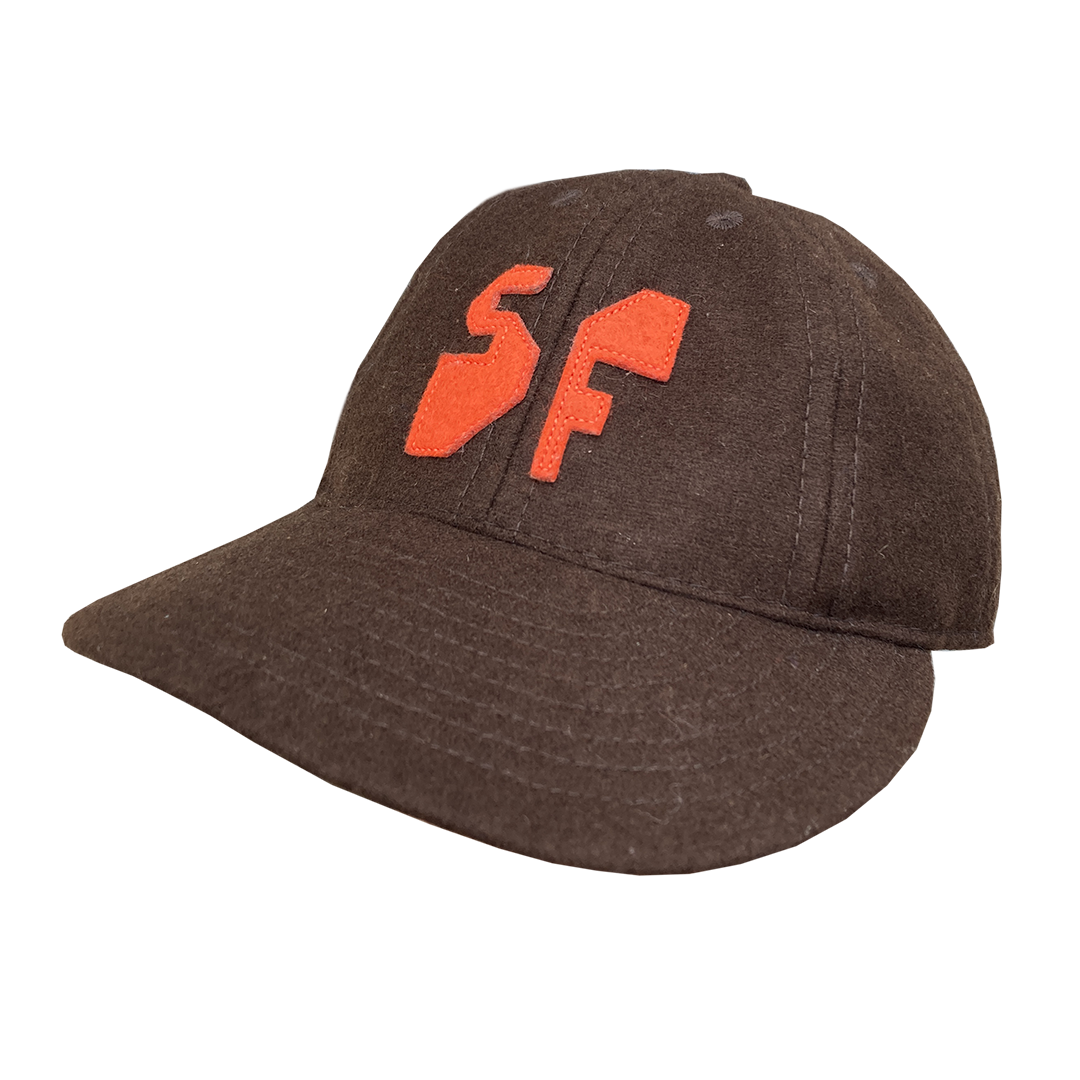 Brown SF Baseball Cap - 8 Panel — Jeffrey Sincich