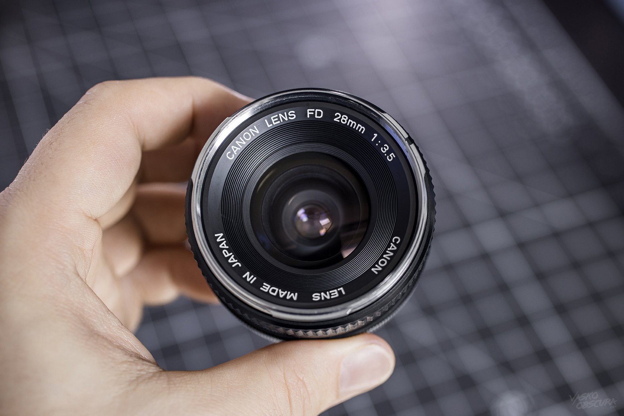 Canon FD 28mm f3.5 S.C. Chrome Nose - Lens Info