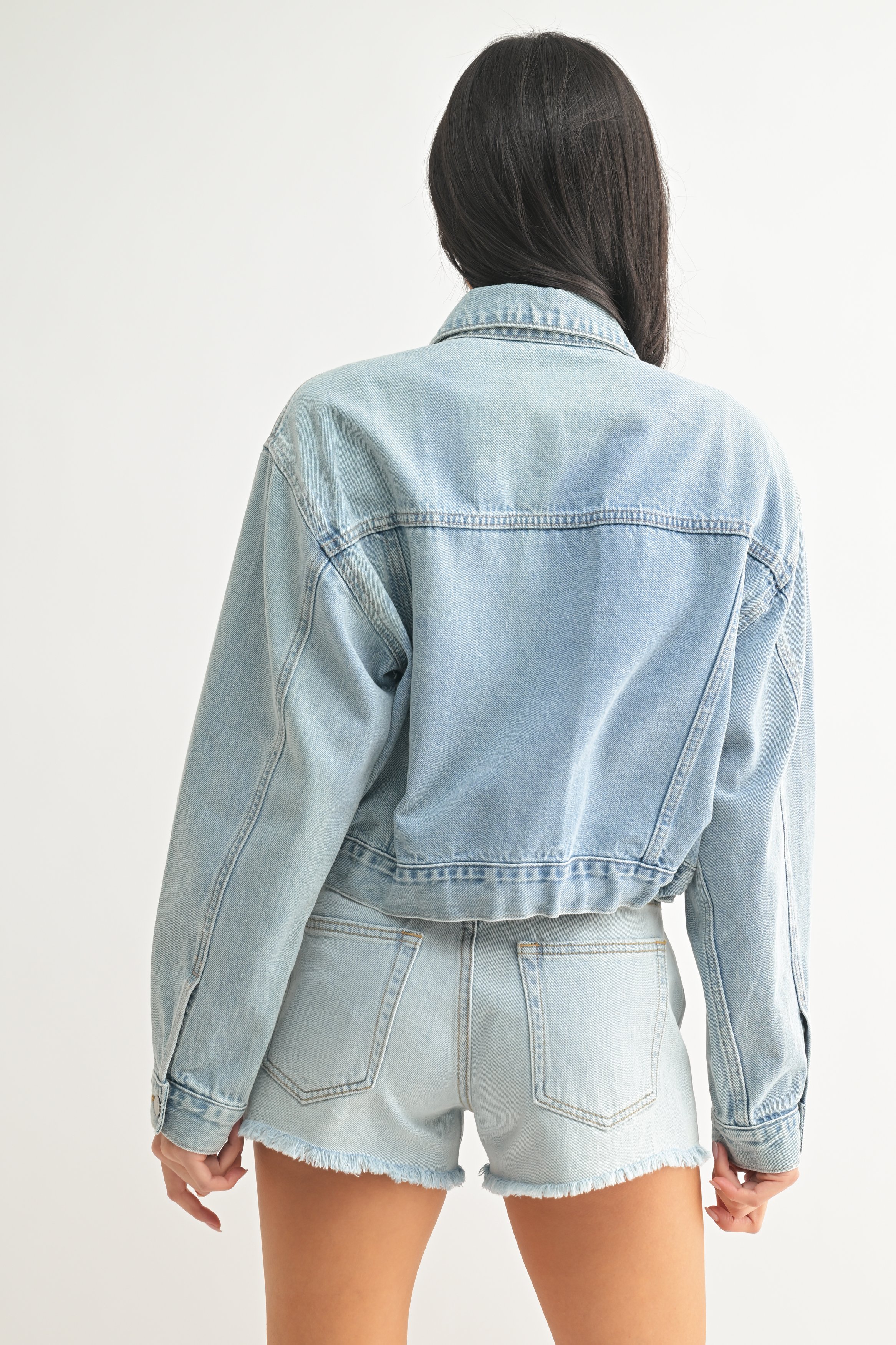 Zadie Denim Crop Jacket — JBD