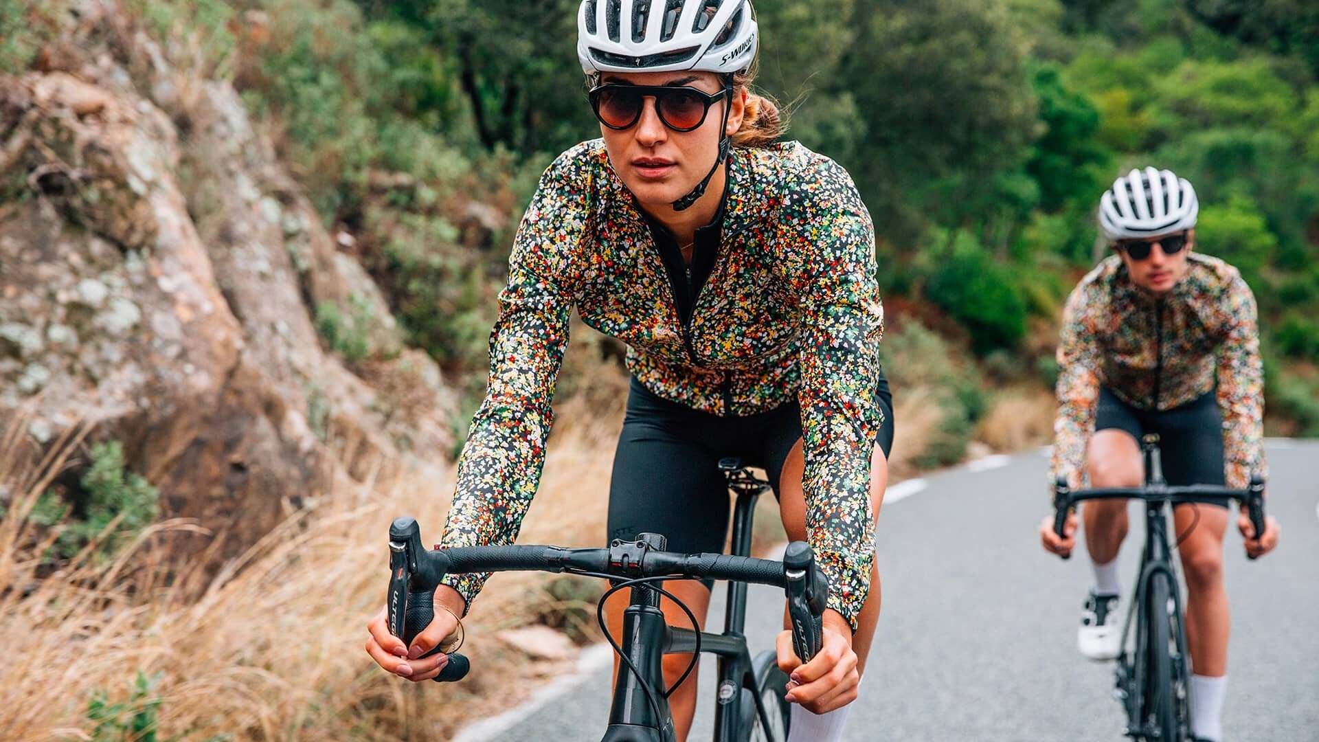 ウェア Cafe du Cycliste Petra S レディースウィンドジャケット