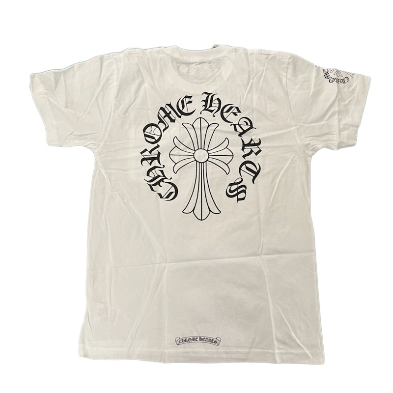 Chrome Hearts Cross Short Sleeve Pocket T-shirt White Men's - SS21