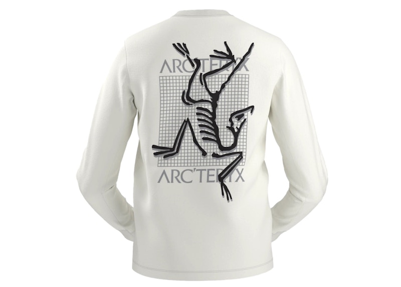 Arc'teryx Arc'multi Bird Logo Longsleeve White Men's - SS24 - US