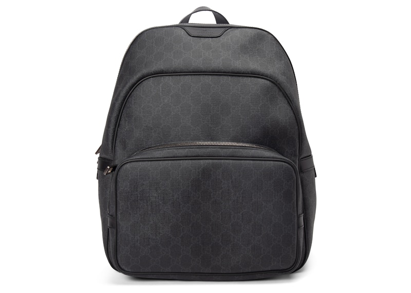 Gucci GG Supreme Backpack Monogram GG Medium Black - US