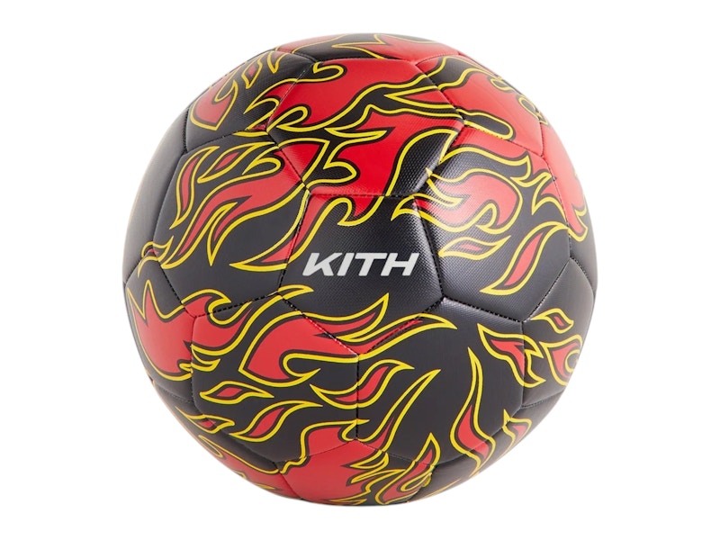 Kith x adidas Football Flame Soccer Ball Black - US