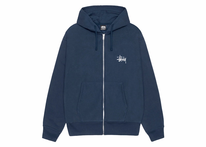 stussy basic zip hoodie ステューシーパーカージップ ステューシー