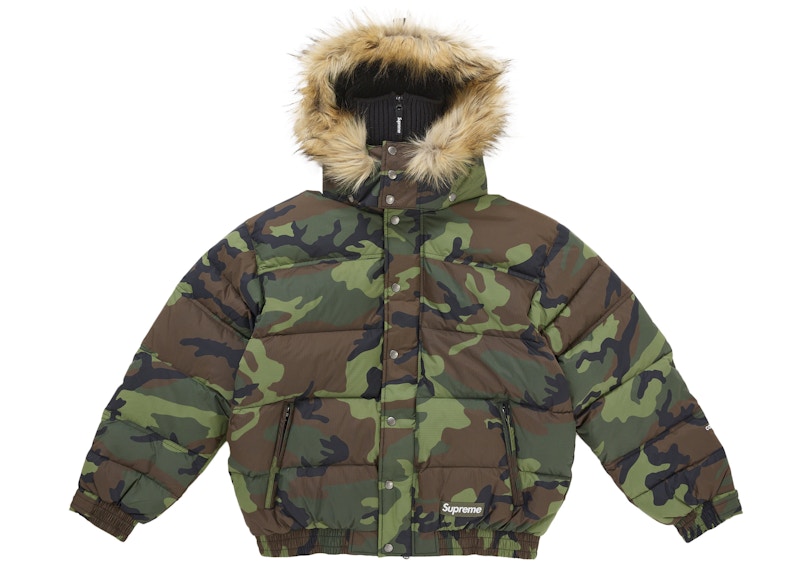 Supreme Facemask 700-Fill Down Puffer Jacket Woodland Camo メンズ