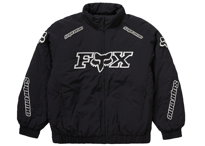 Supreme Fox Racing Puffy Jacket Black メンズ - FW20 - JP
