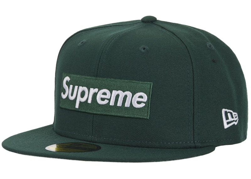 Supreme MLB Teams Box Logo New Era 59Fifty Cap Green - FW25 - US