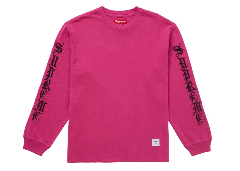 トップス 2000AW Old Supreme Old English Crew Neck Supreme Old