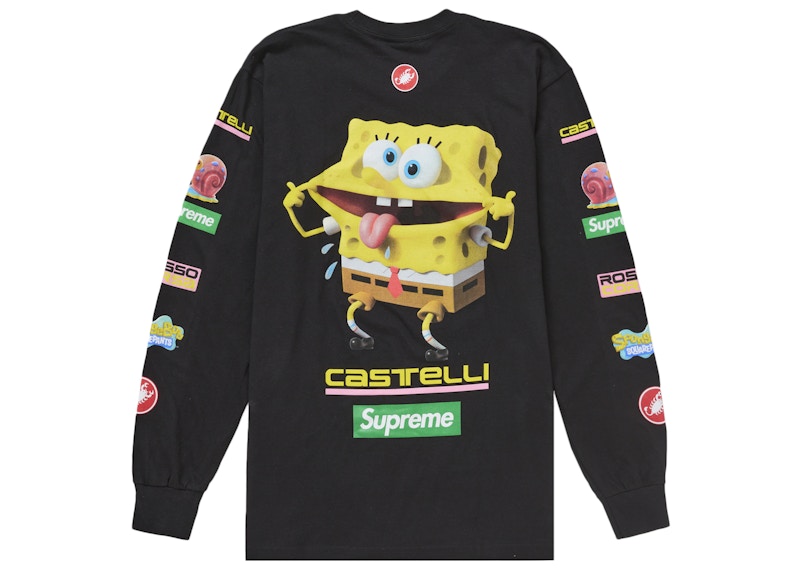 トップス Supreme SpongeBobCastelli Racing L/S Tee Supreme x