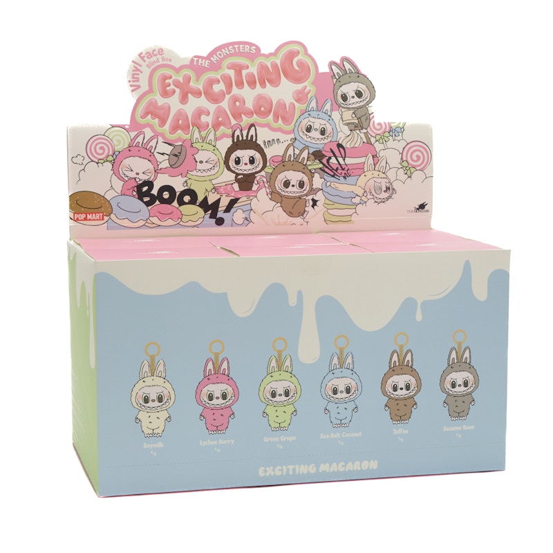 Pop Mart Labubu The Monsters Exciting Macaron Vinyl Face Blind Box