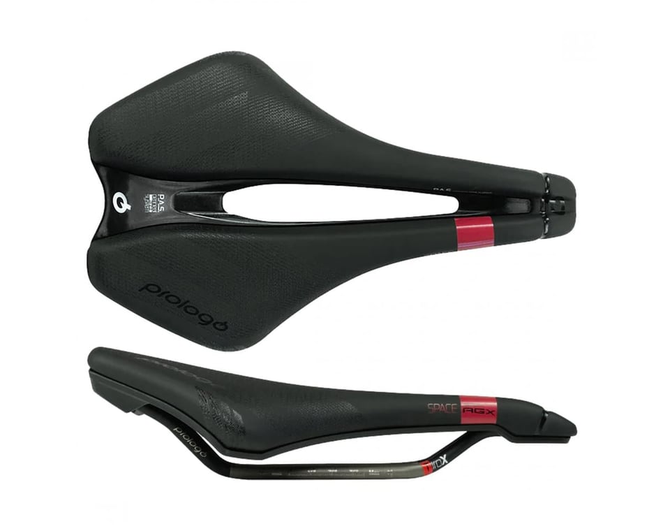 Prologo Dimension AGX Space Saddle (Hard Black) (w/Slide Control