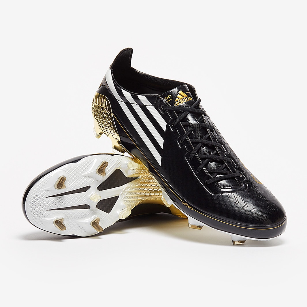 adidas F50 Ghosted Adizero - Core Black/White/Gold Metallic - Mens