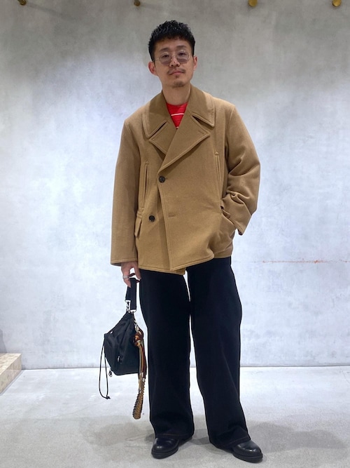 セール】ライトメルトン ピーコート ブルゾン / ユニセックス