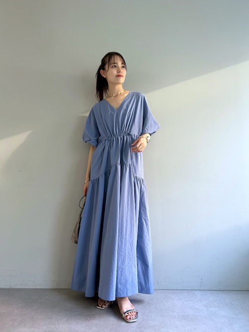 セール】ドロストギャザーワンピース（ワンピース）｜mystic