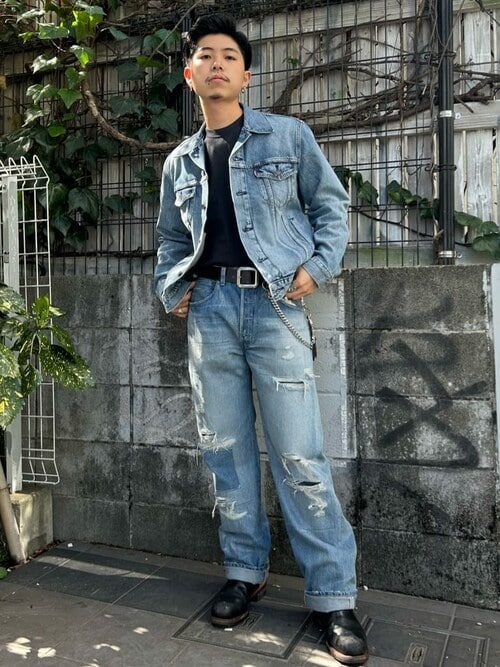 リーバイス STAFF MEN｜Levi'sのデニムジャケットを使った