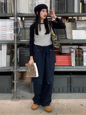 Maison Margielaのハンチング/ベレー帽を使った人気ファッション