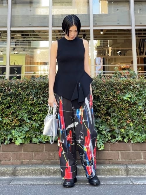 UN3D.（アンスリード） タンクトップ ノースリーブ IRREGULAR PARTS KT