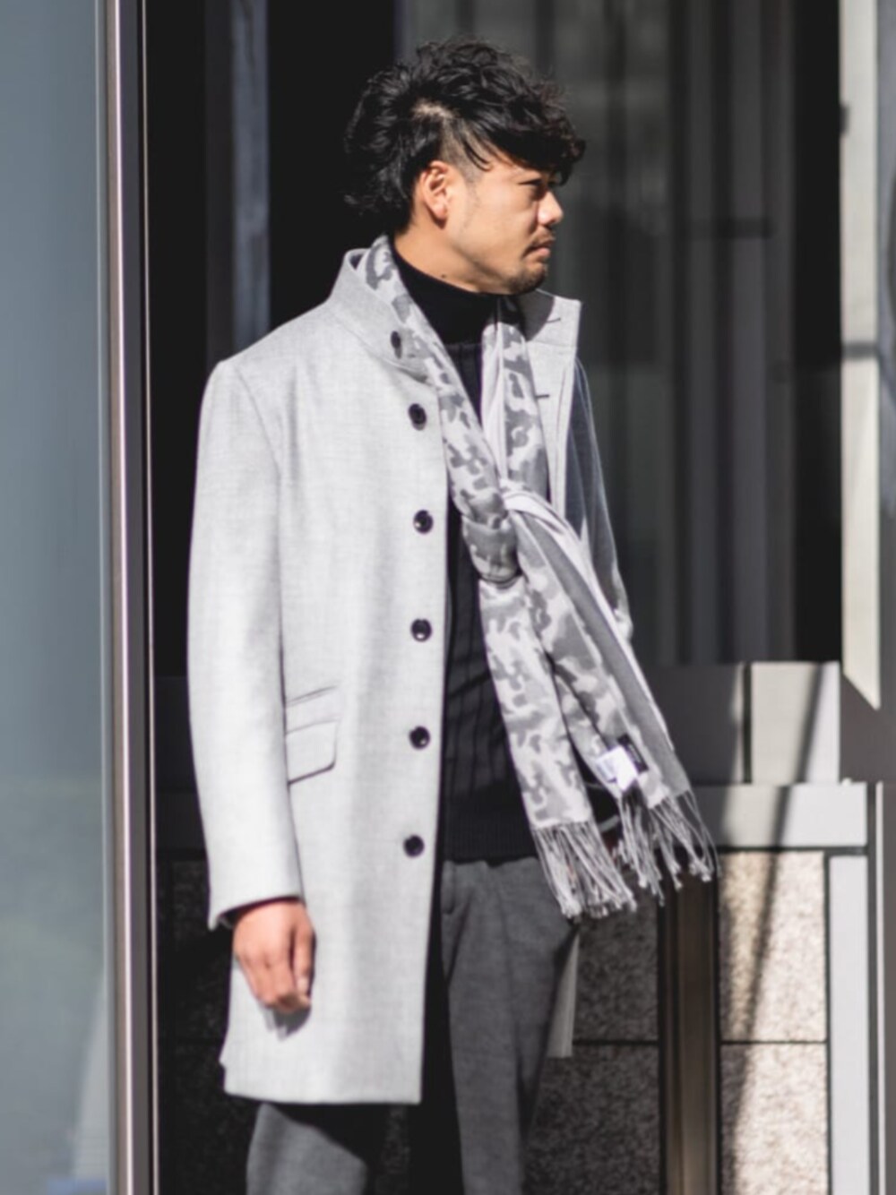 EPOCA UOMO(EPOCA UOMO)｜EPOCA UOMOのステンカラーコートを使った