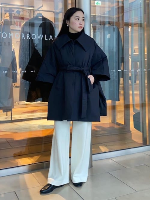 Ballsey（ボールジィ） ポンチョ パデットツイル ベルテッドポンチョ