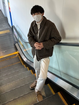 Steven Alan＞ KNIT FLEC OVAL BLOUSON/ブルゾンを使った人気