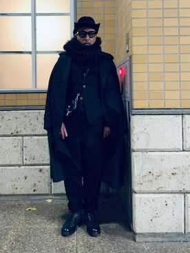 LAD MUSICIANのマフラーを使った人気ファッションコーディネート - WEAR