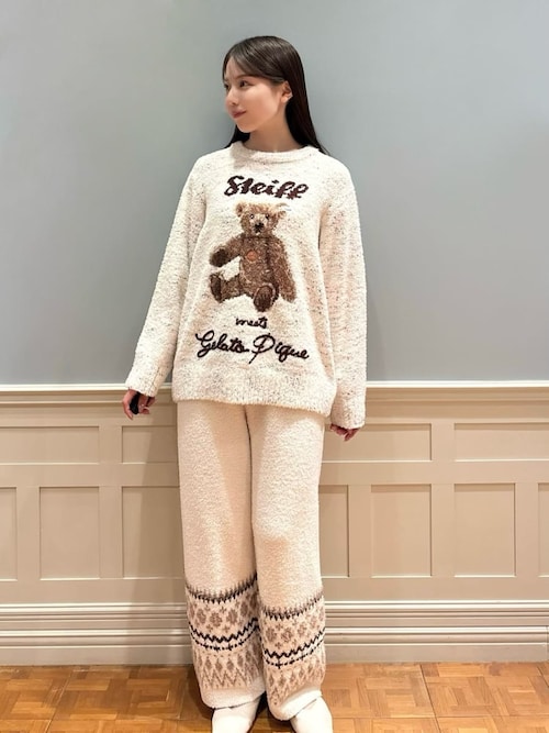 セール】【Steiff】パウダーネップジャガードプルオーバー（ルーム