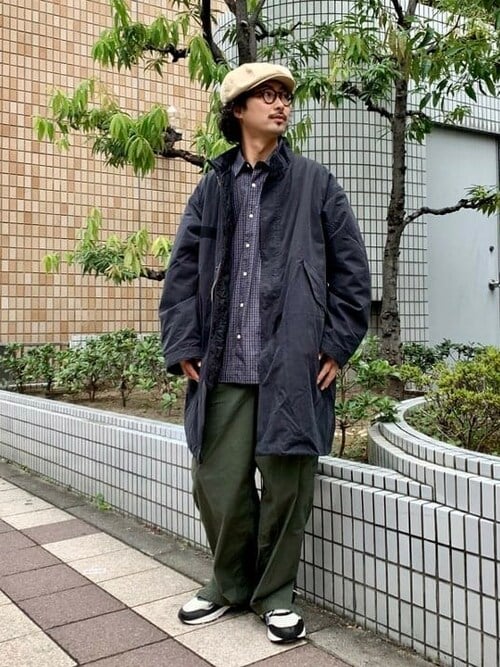 BEAMS MENBEAMS HEART MENさんのモッズコートを使ったコーディネート