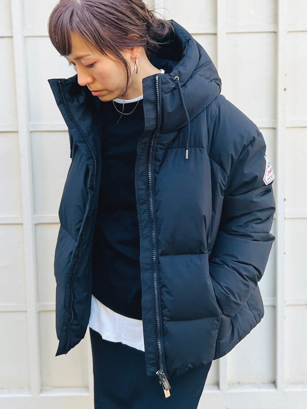 テーラーメイド レディース中綿ライトダウン ネイビー TaylorMade