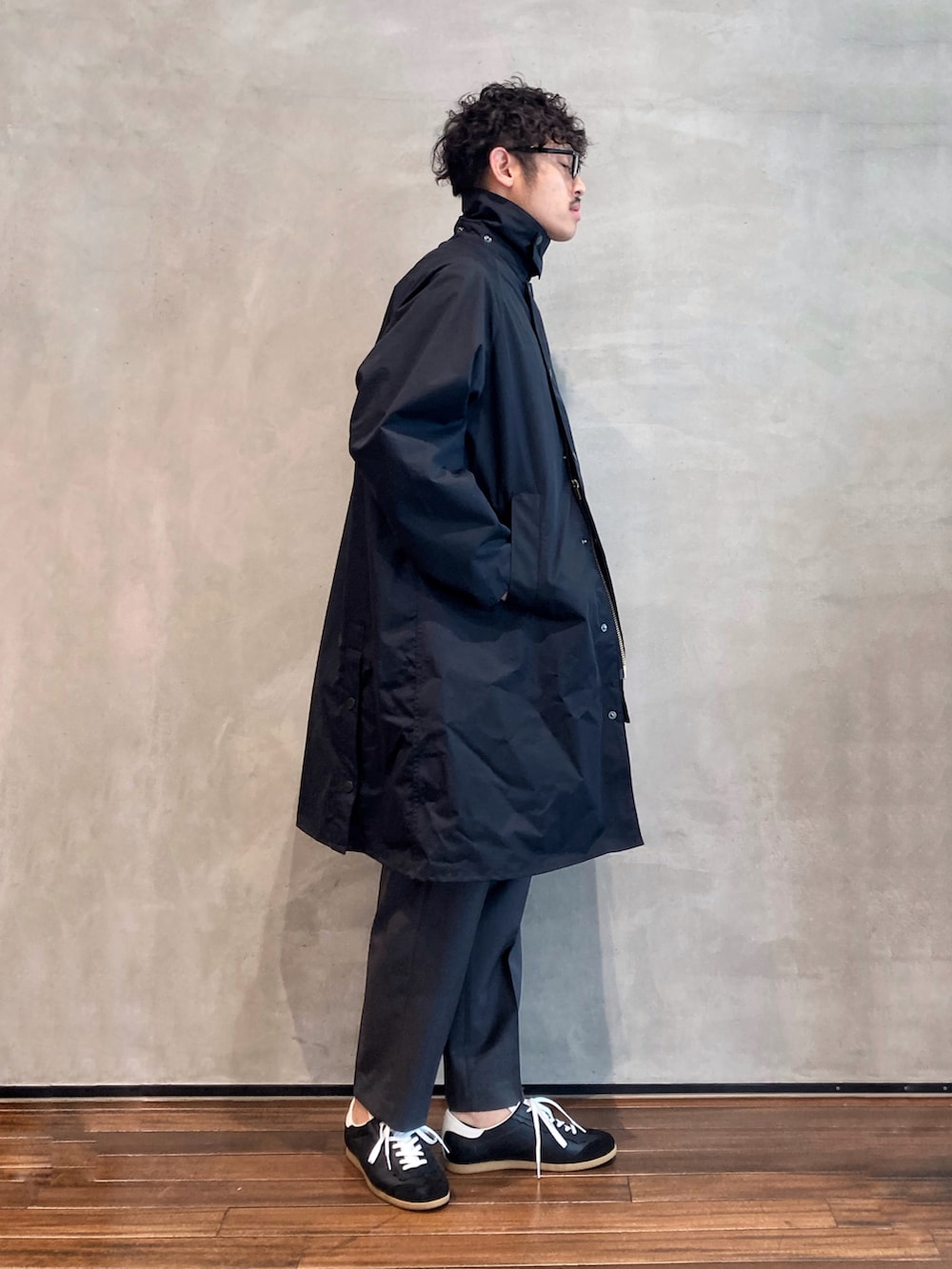 dela_bechy2｜Barbourのステンカラーコートを使ったコーディネート - WEAR