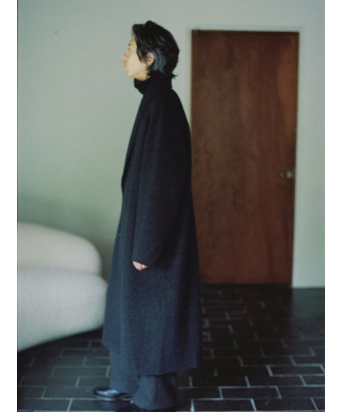 LIDNM（リドム）の「SHAWL COLLAR REVER COAT（その他アウター）」 - WEAR