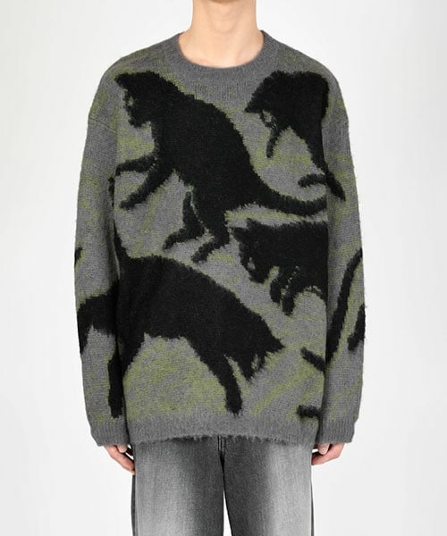 LAD MUSICIAN（ラッドミュージシャン）の「MOHAIR SHAGGY KNIT CATS