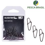 Snap Reforçado Pesca Brasil Alligator Black Nickel - Pesca Brasil