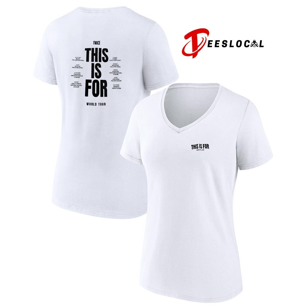 Twice this is for world tour date schedule shirt, hoodie, sweater