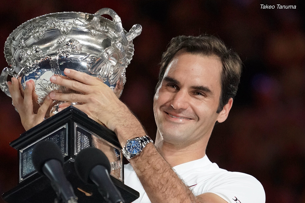 フェデラーGS20勝プレイバック20〉36歳にして全豪オープン6度目の優勝