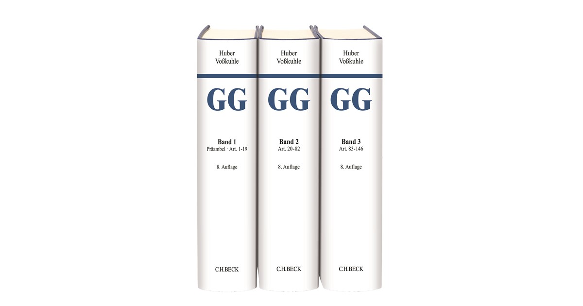 Huber / Voßkuhle (vormals v. Mangoldt | Grundgesetz: GG | 8