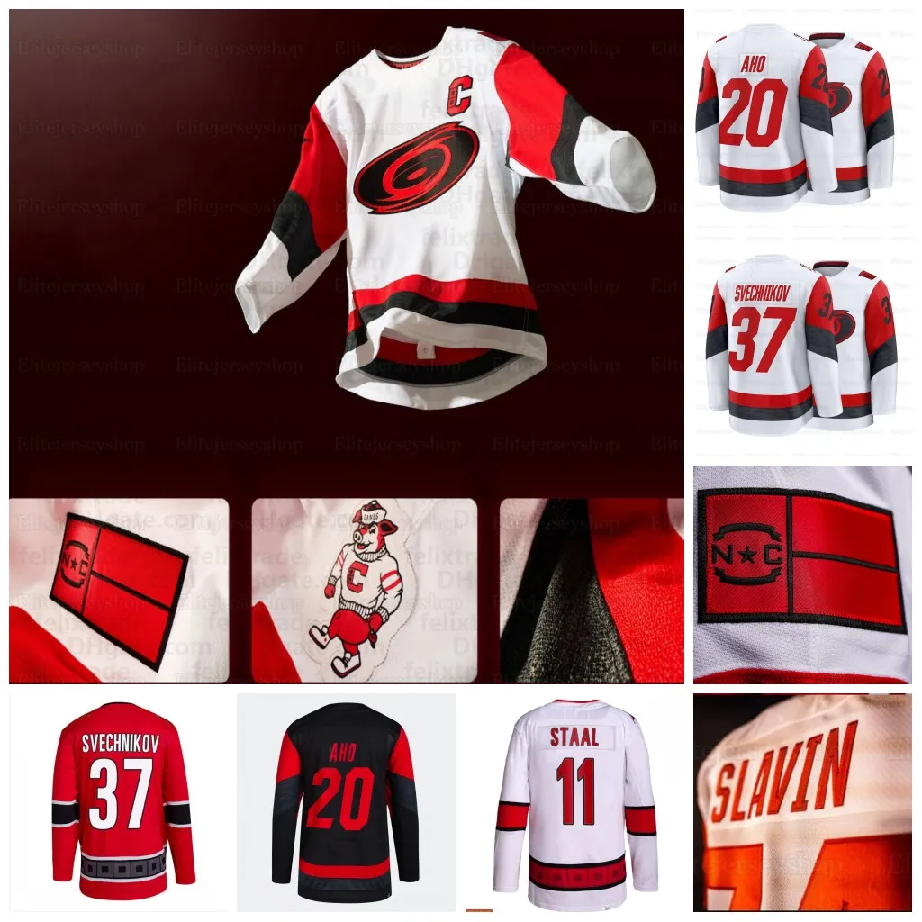 Carolina Hurricanes Hockey Jersey Jake Guentzel, Seth Jarvis